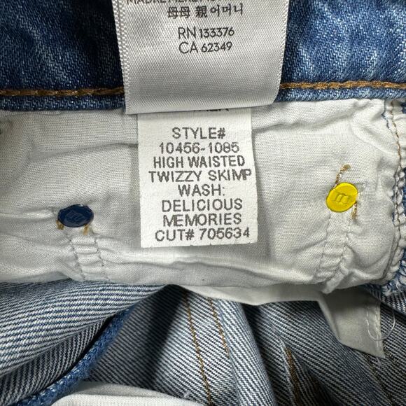 Mother Snacks NWT High Waisted Twizzy Skimp Size 28 Delicious Memories Straight - Picture 7 of 10